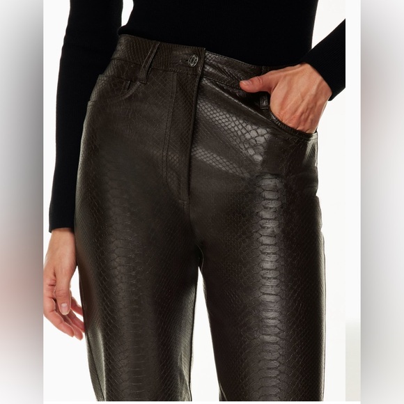 Aritzia Melina Python Pants (run small) - Picture 6 of 9